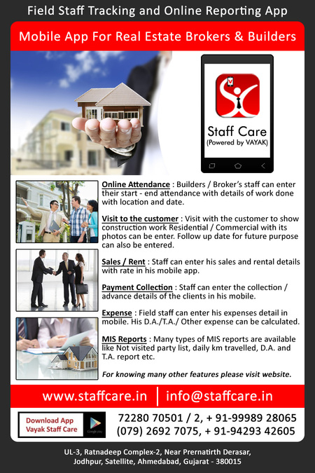 Real Estate Brokers Builders Staff Mobile App
