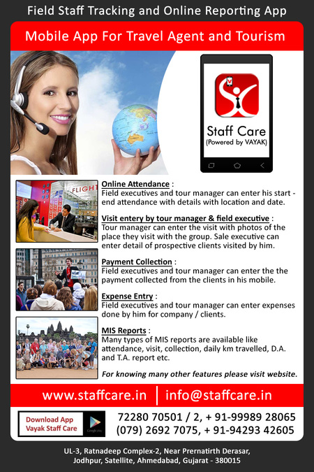 Travel Agent Tourism Company Staff Mobile App